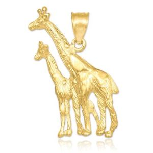 【送料無料】ネックレス　10ctキリンペンダントネックレス18チェーン