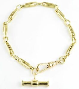 【送料無料】ネックレス　ゴールドソリッドファンシーリンクブレスレットｋstunning 9ct gold solid fancy link bracelet 75 1428g hallmarked 9k 375