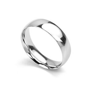 【送料無料】ネックレス　パラジウムコートpalladium 950 wedding ring traditional court medium weight