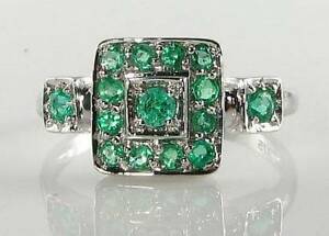 【貨物輸送無料】首飾り class 9k 9コンピュータ断層撮影法 white gold all colombian emeraldart deco ins ring free resizeclass 9k 9コンピュータ断層撮影法 white gold all colombian emerald ar 男女兼用アクセサリー-ネックレス・ペンダント-ジュエリー・アクセサリー