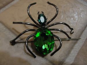 【送料無料】ネックレス ビンテージブラザーズクモブローチvintage large sterling silver hallmarked wbs ward bros spider brooch
