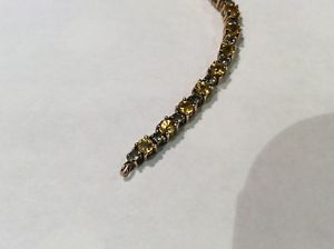 【送料無料】ネックレス ゴールドシトリンブレスレットlovely 9ct gold citrine 8 bracelet 107 g ship worldwide