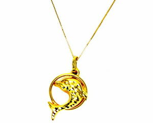 【送料無料】ネックレス　ネックレスイェローゴールド18kt 7501000イルカ｜hokushin 58,188円