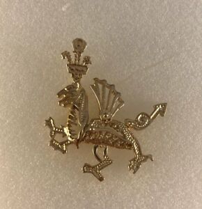 【送料無料】ネックレス ゴールドウェルシュドラゴンペンダント9ct gold welsh dragon pendant 4cms x 35cms 56gms|hokushin