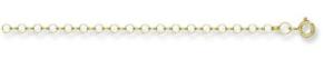 【送料無料】ネックレス 24イェローゴールドb 12ベルチャーチェーンyellow gold b 12 round belcher chain 24|hokushin