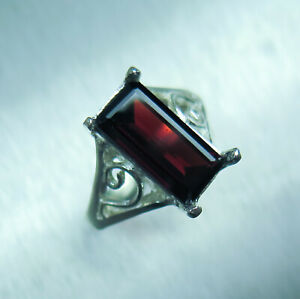 【送料無料】ネックレス　54ctパイロープガーネット925スターリングゴールドプラチナ54ct natural red pyrope garnet 925 sterling silver, gold, platinum ring