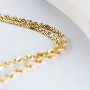 【送料無料】ネックレス　18k 50イェローゴールドネックレスcm