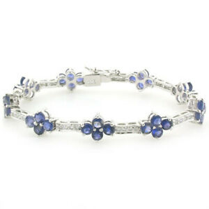【送料無料】ネックレス　スターリングシルバーアイオライトブレスレットiolite bracelet in sterling silver