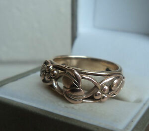 【送料無料】ネックレス　ウェールズローズリングイエローゴールドツリーサイズclogau welsh 9ct rose amp; yellow gold tree of life ring size n to o｜hokushin 56,639円