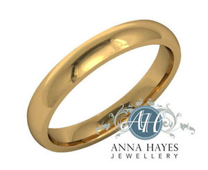 【送料無料】ネックレス　イエローゴールドレディースコートリングハンドメイド￥グラム3mm 18ct yellow gold ladies court ring handmade genuine rrp 349 39 grams｜hokushin
