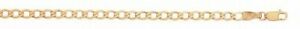 【送料無料】ネックレス チェーン9ct gold curb chain length 20 51cms 4mm wide 57gms|hokushin