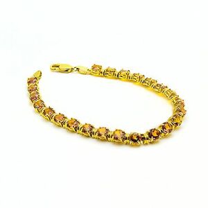 【送料無料】ネックレス　トパーズ75listing14kイェローゴールド listing14k yellow gold red mystic topaz bracelet 75 inches｜hokushin