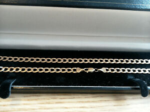 【送料無料】ネックレス　チェーンインチｇ9ct gold curb chain 21inch 147g｜hokushin 57,739円