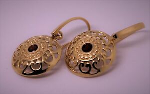 【送料無料】ネックレス genuine heavy 9ct solid rose gold antique redgarnet filigree drop earringsgenuine heavy 9ct solid rose gold antique red ga|hokushin