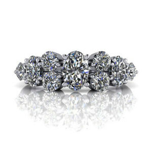 【送料無料】ネックレス オーバルカットブライダルリングソリッドkホワイトゴールド090 ct oval cut engagement bridal ring solid 14k white gold wedding ring n|hokushin