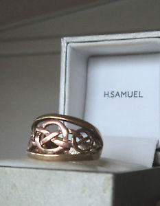 【送料無料】ネックレス　ウェールズゴールドキングエドワードクイーンサイズケルトリングサイズwelsh 9ct clogau gold king edward queen eleanor celtic ring hm 1997 size l｜hokushin