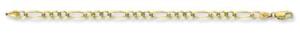 【送料無料】ネックレス イエローゴールドフィガロチェーンyellow gold economy figaro chain 16|hokushin