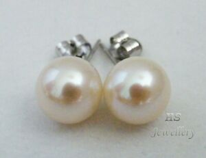 【送料無料】ネックレス　ラウンドスタッドイヤリングｋホワイトゴールドグレーディングhs round south sea cultured pearl 10mm stud earrings 14k white gold aaa grading｜hokushin