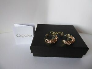 【送料無料】ネックレス　ゴールドイエローローズゴールドツリーフープイヤリングclogau gold, 9ct yellow amp; rose gold tree of life hoop earrings｜hokushin