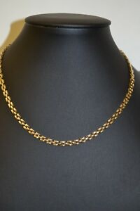 【送料無料】ネックレス　ゴールドファンシーチェーン9ct gold fancy chain｜hokushin