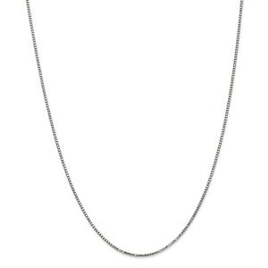 ネックレス ｋホワイトゴールドソリッドプレーンボックスリンクチェーンロブスタークラスプ14k Solid Clasp Plain 13mm 送料無料 Chain Gold Clasp Link Lobster Box White Box Link W 14 30 Hokushin