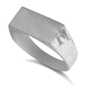 【送料無料】ネックレス　ホワイトゴールドイニシャルリングカスタムイニシャル9ct white gold initial ring custom made to your initials｜hokushin