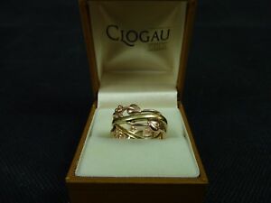 【送料無料】ネックレス イエローローズウェルシュリング listingclogau 9ct yellow amp; rose welsh gold am byth forever ring sz q