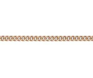 【送料無料】ネックレス　ゴールドレッドローズブレスレット9ct gold redrose curb 7519cm bracelet｜hokushin 71,489円