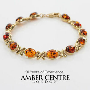 【送料無料】ネックレス イタリアゴールドイギリス￥バルトブレスレットitalian made baltic amber bracelet in 9ct gold rrp gbr095  rrp725