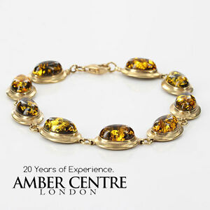 【送料無料】ネックレス イタリアゴールドイギリス￥バルトブレスレットitalian made green baltic amber bracelet in 9ct gold gbr092g rrp700