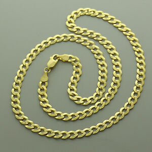 【送料無料】ネックレス　9ctイタリア185mmrrp470r3 hallmarked 9ct gold italian bevelled curb chain 18 5mm rrp 470 r3｜hokushin