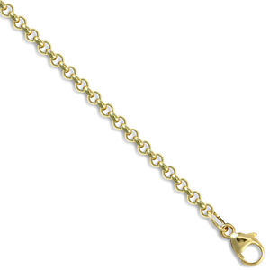 【送料無料】ネックレス 18インチ9ctゴールドマイクロベルチャーチェーン9ct gold micro belcher chain 18 inch