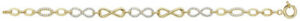 【送料無料】ネックレス イエローゴールドレディースインチファンシーブレスレット9ct yellow gold ladies 75 inches fancy bracelet
