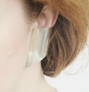 【送料無料】ネックレス　イヤリングゲオルクイェンセンdramatic sterling silver clip earrings by regitze overgaard for georg jensen 378