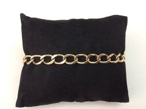 【送料無料】ネックレス ゴールドブレスレットチェーンロブスタークラスプ9ct gold bracelet with safety chain amp; lobster claw clasp either ladies or gents|hokushin