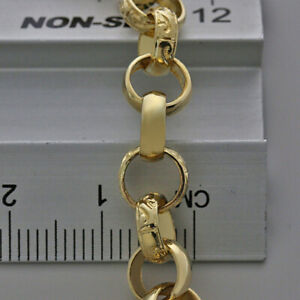 【送料無料】ネックレス　ゴールドメンズベルチャーブレスレット9ct gold mens belcher bracelet 9 75 mm 135g hallmarked {bl13_9_c}｜hokushin