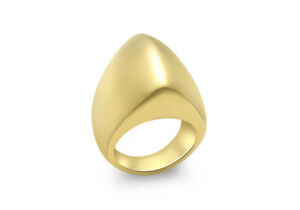 【送料無料】ネックレス イエローゴールドリング9ct yellow gold triangle electroform ring|hokushin