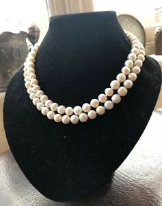 【送料無料】ネックレス ビンテージソリッドkイエローゴールドバロックパール94cm vintage hallmarked solid 14k yellow gold natural knotted baroque pearl 14ct|hokushin