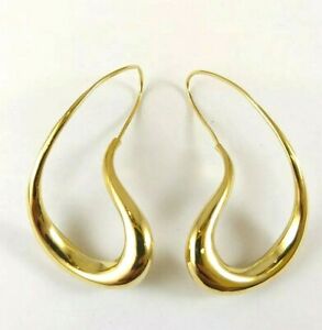 【貨物輸送無料】首飾り ゴールドフープイヤリングフルshapely 18コンピュータ断層撮影法 gold hollow hoop earrings full british hallmark