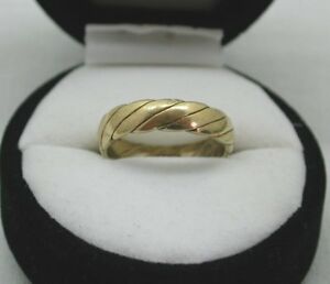 【貨物輸送無料】首飾り ゴールドheavy 18コンピュータ断層撮影法 gold patterned wedding ring