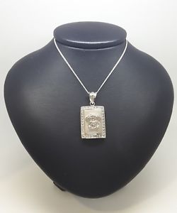 【貨物輸送無料】首飾り スタンプホワイトゴールドオニキスペンダントmiran 080527 9k stamp 375 white gold onyx madussa cz pendant rrp920