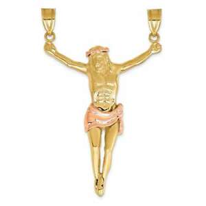 【貨物輸送無料】首飾り イエローローズゴールドコーパスペンダント14k yellow amp; rose gold corpus pendant