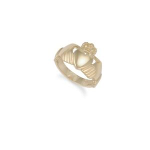 【貨物輸送無料】首飾り ゴールドッドクラダリング9コンピュータ断層撮影法 gold claddagh ring