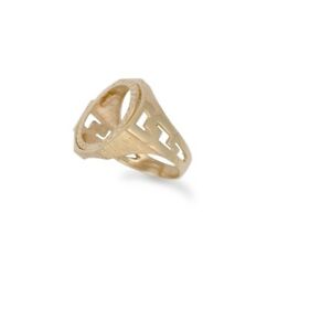 【貨物輸送無料】首飾り ゴールドフルチェーンリング9コンピュータ断層撮影法 gold full hexagonal chain sovereign ring