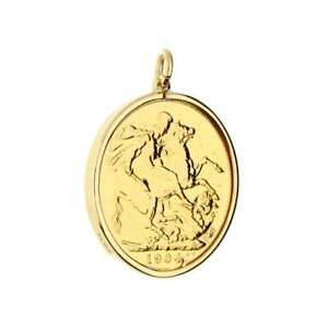 【貨物輸送無料】首飾り 1904シャンデリヤ  87g1904 gold fullsovereign pendant  87g