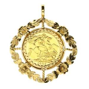 【送料無料】ネックレス　ゴールドペンダント1966 gold fullsovereign pendant 146g｜hokushin