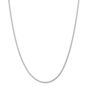 【貨物輸送無料】首飾り ｋホワイトゴールドソリッドパリチェーンロブスタークラスプ14k white gold 175粍 solid parisian wheat chain w lobster clasp 16  30