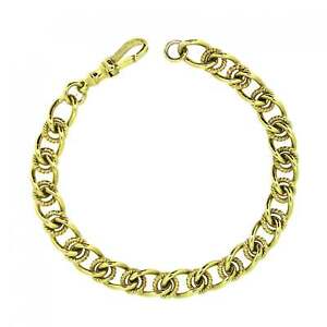【送料無料】ネックレス　7mm9ctイェローゴールド71647ghallmarked 9ct yellow gold 7mm wide double link 7 bracelet 1647g｜hokushin