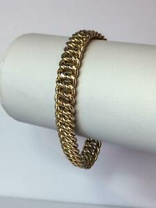【送料無料】ネックレス　ゴールドファンシーリンクブレスレットショップ9ct gold fancy link bracelet chb33 shop｜hokushin