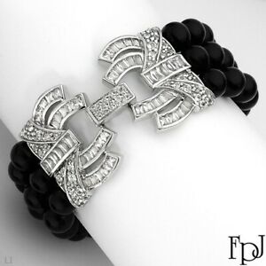 【送料無料】ネックレス　オニキストパーズスターリングシルバーブレスレットドルbn genuine fpj onyx amp; topaz 925 sterling silver bracelet rp2,080｜hokushin